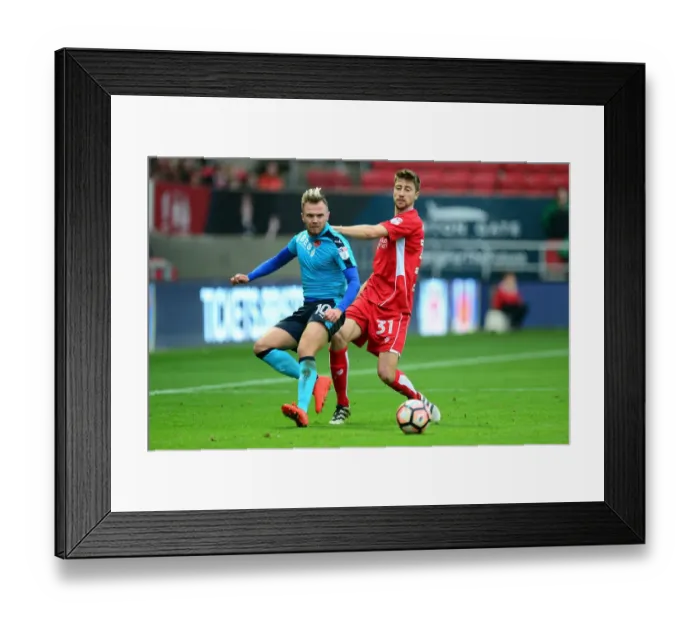 Framed Print : Bristol City vs Fleetwood Town: Intense Battle for the Ball - FA Cup Third Round, Ashton Gate Framed Print : Bristol City vs Fleetwood Town: Intense Battle for the Ball - FA Cup Third Round, Ashton Gate