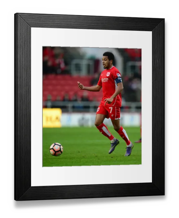 Framed Print : Korey Smith in Action: Bristol City vs Fleetwood Town, FA Cup Third Round, Ashton Gate Framed Print : Korey Smith in Action: Bristol City vs Fleetwood Town, FA Cup Third Round, Ashton Gate