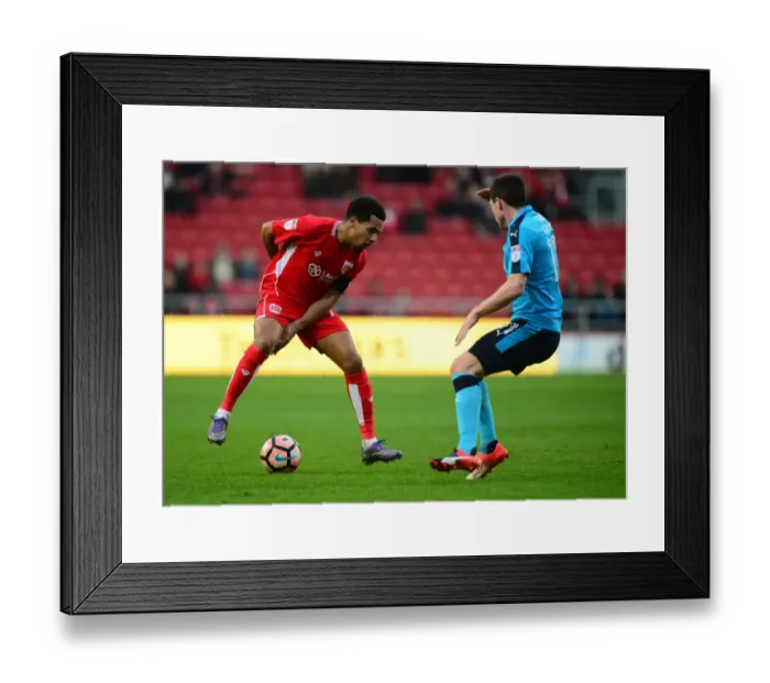 Framed Print : Korey Smith in Action: FA Cup Third Round - Bristol City vs Fleetwood Town Framed Print : Korey Smith in Action: FA Cup Third Round - Bristol City vs Fleetwood Town
