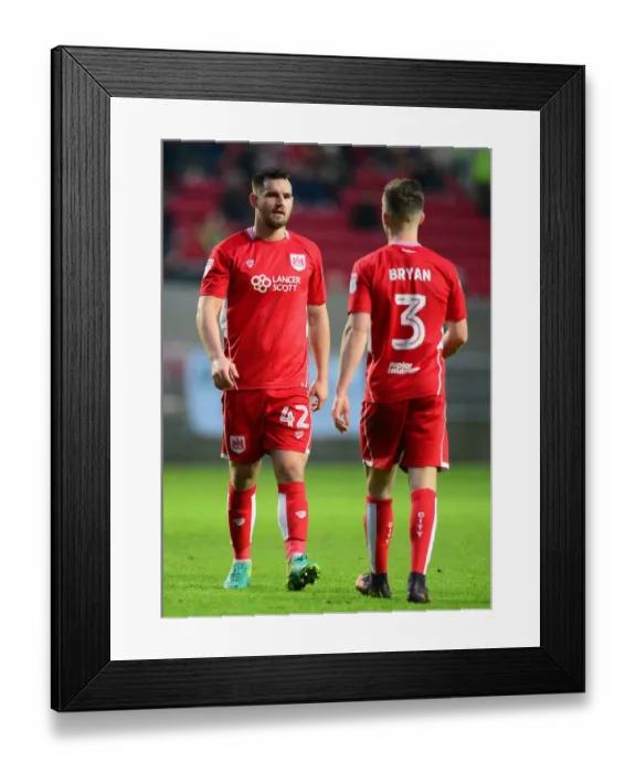 Framed Print : Bristol City's Bailey Wright in Action Against Fleetwood Town in FA Cup Third Round, Ashton Gate Framed Print : Bristol City's Bailey Wright in Action Against Fleetwood Town in FA Cup Third Round, Ashton Gate