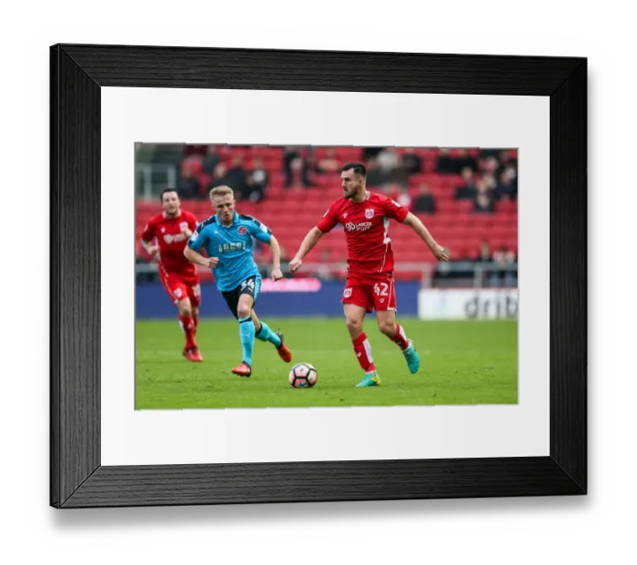 Framed Print : Bailey Wright in Action: Bristol City vs Fleetwood Town, FA Cup Third Round Proper, Ashton Gate Stadium (07.01.2017) Framed Print : Bailey Wright in Action: Bristol City vs Fleetwood Town, FA Cup Third Round Proper, Ashton Gate Stadium (07.01.2017)