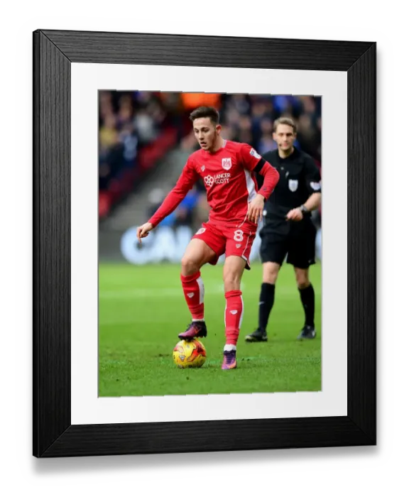 Framed Print : Josh Brownhill in Action: Bristol City vs Cardiff City, Sky Bet Championship (January 14, 2017) Framed Print : Josh Brownhill in Action: Bristol City vs Cardiff City, Sky Bet Championship (January 14, 2017)