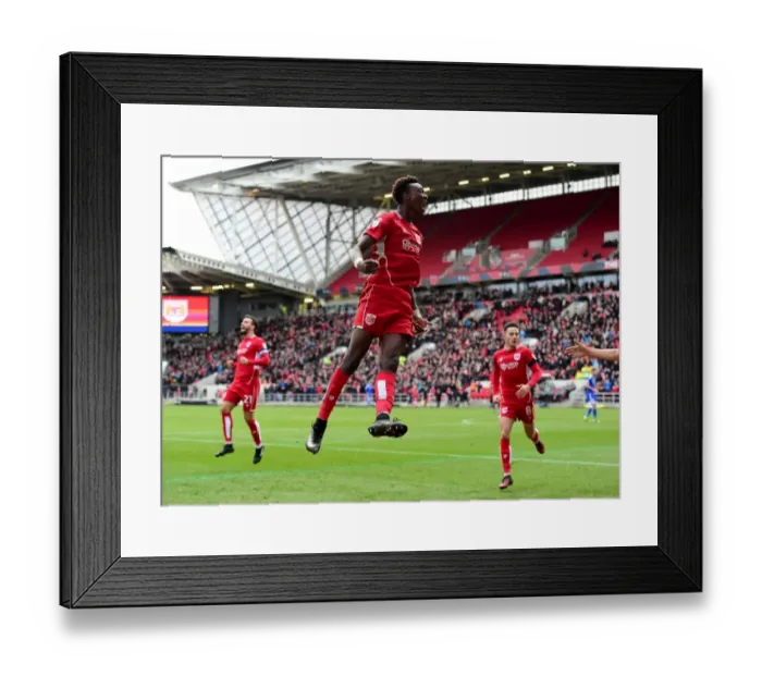 Framed Print : Tammy Abraham's Euphoric Goal Celebration: A Thrilling Moment at Ashton Gate (Bristol City vs. Cardiff City, Sky Bet Championship, January 14, 2017) Framed Print : Tammy Abraham's Euphoric Goal Celebration: A Thrilling Moment at Ashton Gate (Bristol City vs. Cardiff City, Sky Bet Championship, January 14, 2017)
