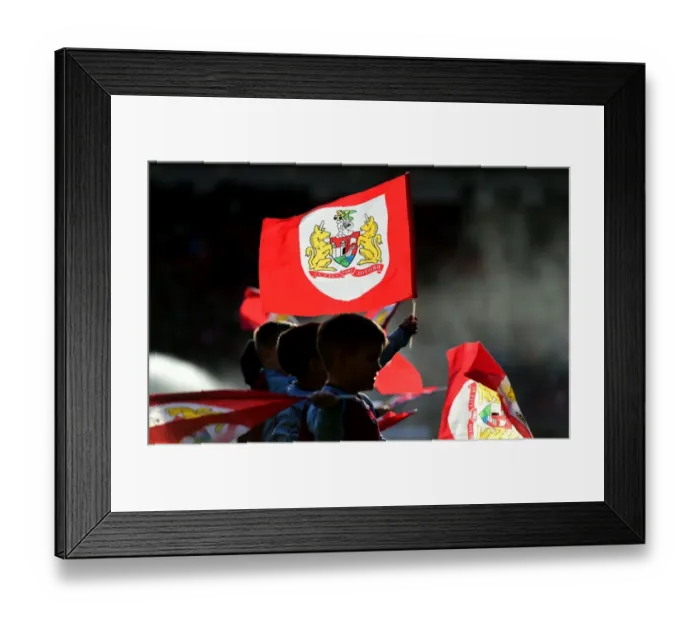 Framed Print : Bristol City Flag Bearers at Ashton Gate - Sky Bet Championship Match against Cardiff City (January 14, 2017) Framed Print : Bristol City Flag Bearers at Ashton Gate - Sky Bet Championship Match against Cardiff City (January 14, 2017)