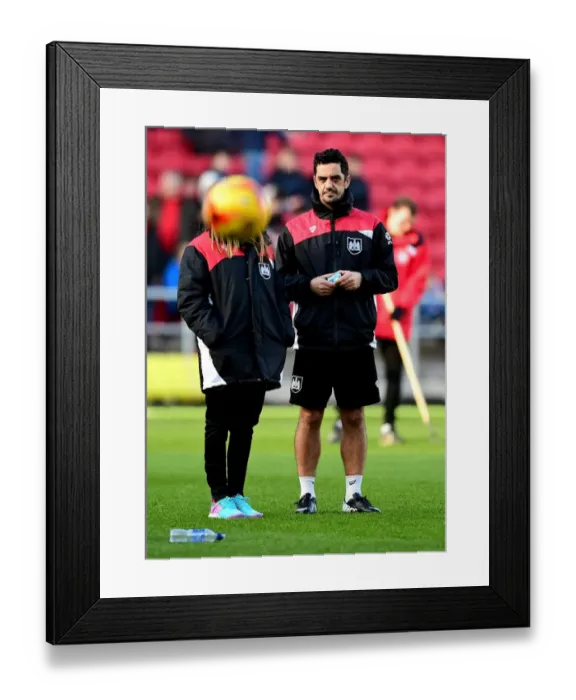 Framed Print : Bristol City vs Cardiff City: Kit Man Scott Murray at Ashton Gate, 2017