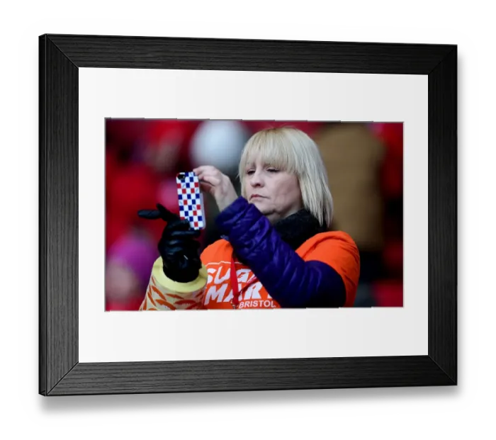 Framed Print : Bristol City vs. Cardiff City Clash in Sky Bet Championship at Ashton Gate (January 14, 2017)