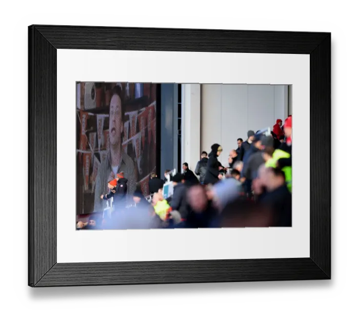 Framed Print : Jamie Oliver Engages Fans at Ashton Gate: Bristol City vs. Cardiff City, 14 / 01 / 2017