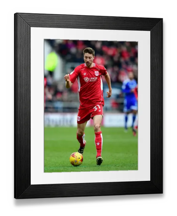Framed Print : Jens Hegeler in Action: Bristol City vs Cardiff City at Ashton Gate, 2017 Framed Print : Jens Hegeler in Action: Bristol City vs Cardiff City at Ashton Gate, 2017