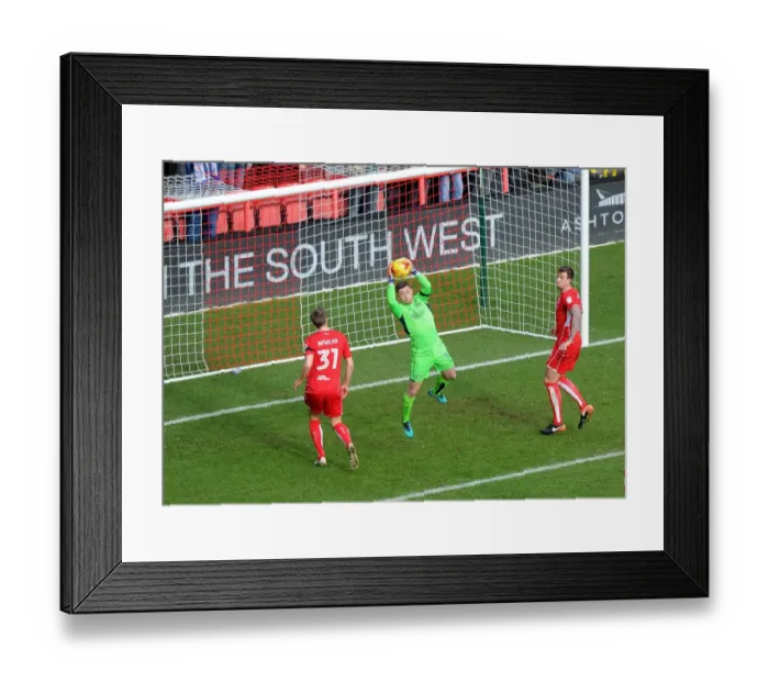 Framed Print : Bristol City vs Cardiff City: Frank Fielding in Action, Sky Bet Championship (14 / 01 / 2017)