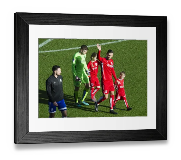 Framed Print : Marlon Pack and Mandot the Bristol City Bear: A Championship Showdown - 14 / 01 / 2017 (Bristol City v Cardiff City) Framed Print : Marlon Pack and Mandot the Bristol City Bear: A Championship Showdown - 14 / 01 / 2017 (Bristol City v Cardiff City)