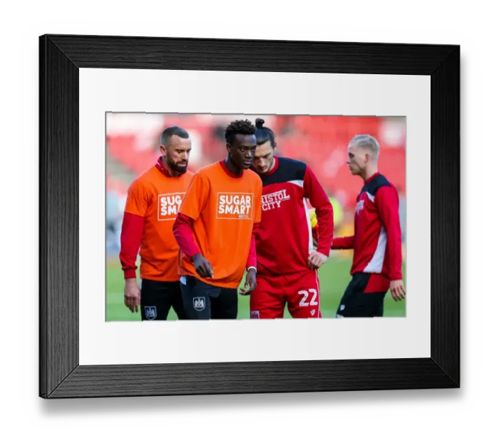 Framed Print : Tammy Abraham in Action: Bristol City vs Cardiff City (Sky Bet Championship) at Ashton Gate Stadium