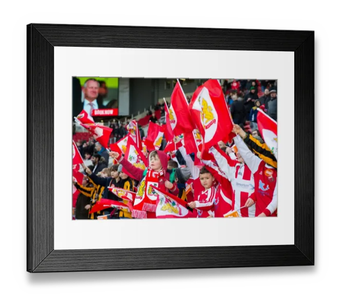 Framed Print : Passionate Bristol City Fans Pack Ashton Gate Stadium for Sky Bet Championship Showdown against Cardiff City (14 / 01 / 2017) Framed Print : Passionate Bristol City Fans Pack Ashton Gate Stadium for Sky Bet Championship Showdown against Cardiff City (14 / 01 / 2017)