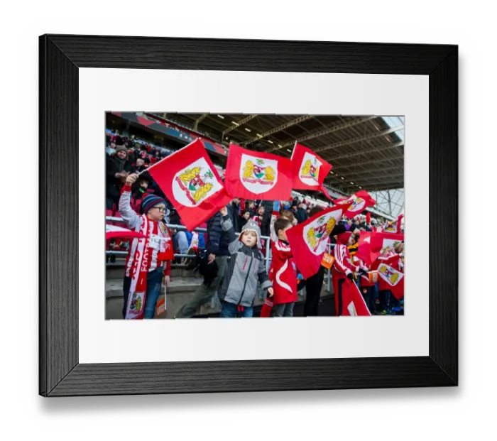 Framed Print : Passionate Bristol City Fans Pack Ashton Gate Stadium for Sky Bet Championship Match against Cardiff City (14 / 01 / 2017) Framed Print : Passionate Bristol City Fans Pack Ashton Gate Stadium for Sky Bet Championship Match against Cardiff City (14 / 01 / 2017)