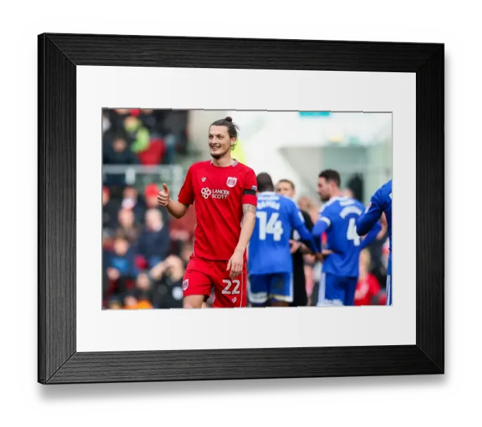 Framed Print : Bristol City v Cardiff City 140117