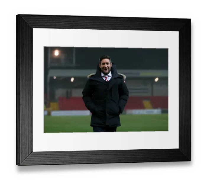 Framed Print : Bristol City's Lee Johnson Examines Pitch before Fleetwood Town FA Cup Clash Framed Print : Bristol City's Lee Johnson Examines Pitch before Fleetwood Town FA Cup Clash