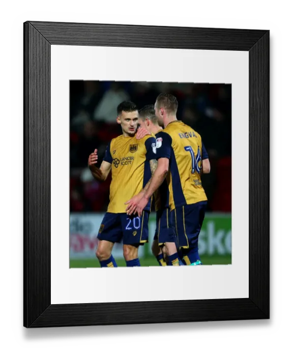 Framed Print : Jamie Paterson Scores the Opener: Bristol City's FA Cup Triumph over Fleetwood Town Framed Print : Jamie Paterson Scores the Opener: Bristol City's FA Cup Triumph over Fleetwood Town
