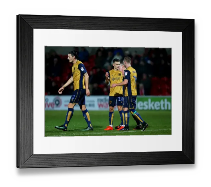 Framed Print : Jamie Paterson Nets First Goal: Bristol City Tops Fleetwood Town in FA Cup Third Round Replay