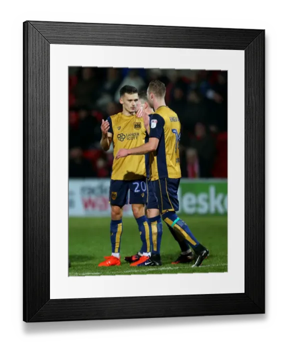 Framed Print : Bristol City's FA Cup Upset: Jamie Paterson's Goal Seals Victory Over Fleetwood Town Framed Print : Bristol City's FA Cup Upset: Jamie Paterson's Goal Seals Victory Over Fleetwood Town