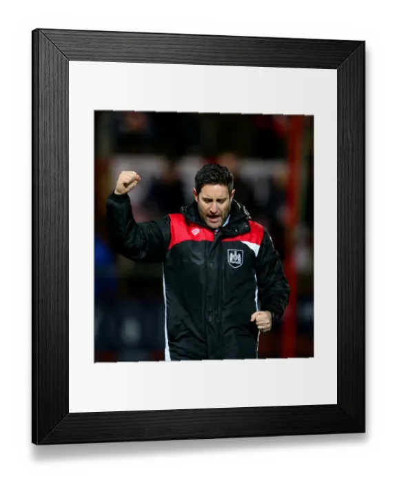 Framed Print : Johnson's Jubilation: Bristol City's FA Cup Upset Over Fleetwood Town Framed Print : Johnson's Jubilation: Bristol City's FA Cup Upset Over Fleetwood Town