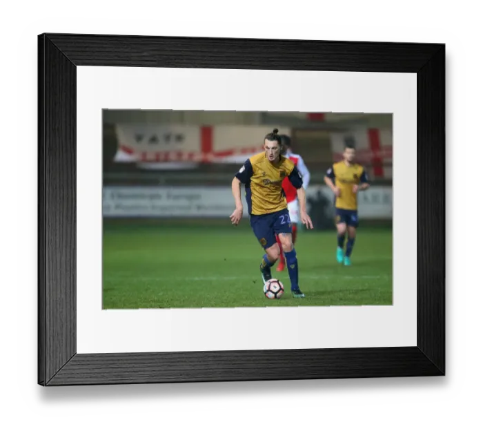 Framed Print : Milan Djuric of Bristol City in Action at Fleetwood Town's Highbury Stadium during the Emirates FA Cup Third Round Replay Framed Print : Milan Djuric of Bristol City in Action at Fleetwood Town's Highbury Stadium during the Emirates FA Cup Third Round Replay