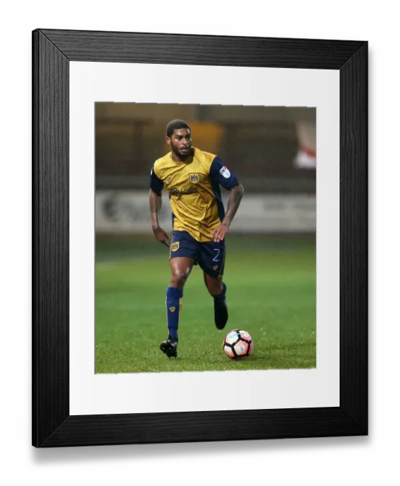 Framed Print : Mark Little of Bristol City in Action against Fleetwood Town in FA Cup Third Round Replay, January 2017