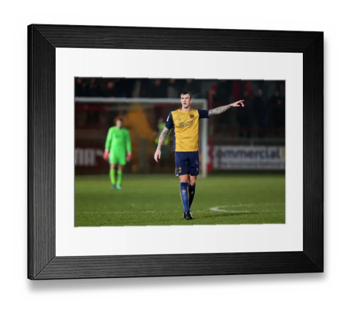 Framed Print : Aden Flint of Bristol City in Action at Fleetwood Town's Highbury Stadium during the Emirates FA Cup Third Round Replay Framed Print : Aden Flint of Bristol City in Action at Fleetwood Town's Highbury Stadium during the Emirates FA Cup Third Round Replay