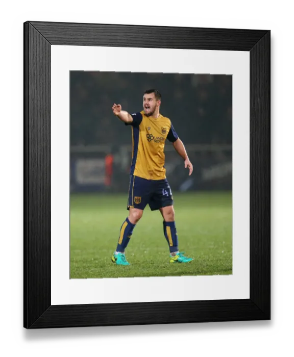 Framed Print : Bailey Wright of Bristol City in Action against Fleetwood Town, FA Cup Third Round Replay, 2017 Framed Print : Bailey Wright of Bristol City in Action against Fleetwood Town, FA Cup Third Round Replay, 2017