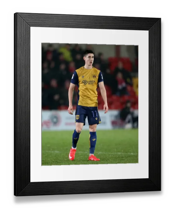 Framed Print : Callum O'Dowda in Action: Bristol City's FA Cup Battle at Fleetwood Town's Highbury Stadium Framed Print : Callum O'Dowda in Action: Bristol City's FA Cup Battle at Fleetwood Town's Highbury Stadium