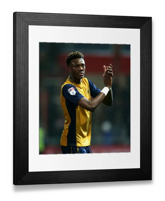 Framed Print : Tammy Abraham of Bristol City Applauds Fans in FA Cup Third Round Replay at Fleetwood Town's Highbury Stadium Framed Print : Tammy Abraham of Bristol City Applauds Fans in FA Cup Third Round Replay at Fleetwood Town's Highbury Stadium