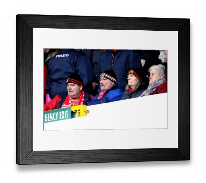 Framed Print : Bristol City Fans Rally at The City Ground during Sky Bet Championship Match