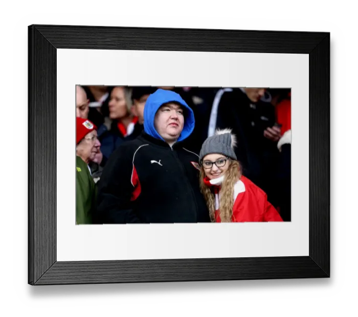 Framed Print : Bristol City Fans at Nottingham Forest's The City Ground during Sky Bet Championship Match, 2017 Framed Print : Bristol City Fans at Nottingham Forest's The City Ground during Sky Bet Championship Match, 2017