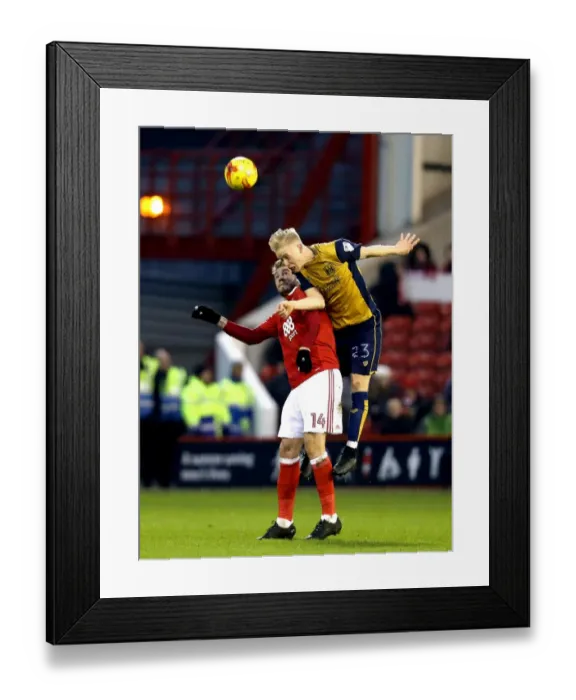 Framed Print : Hordur Magnusson Outmuscles Nicklas Bendtner: Nottingham Forest vs. Bristol City, Sky Bet Championship (January 2017) Framed Print : Hordur Magnusson Outmuscles Nicklas Bendtner: Nottingham Forest vs. Bristol City, Sky Bet Championship (January 2017)