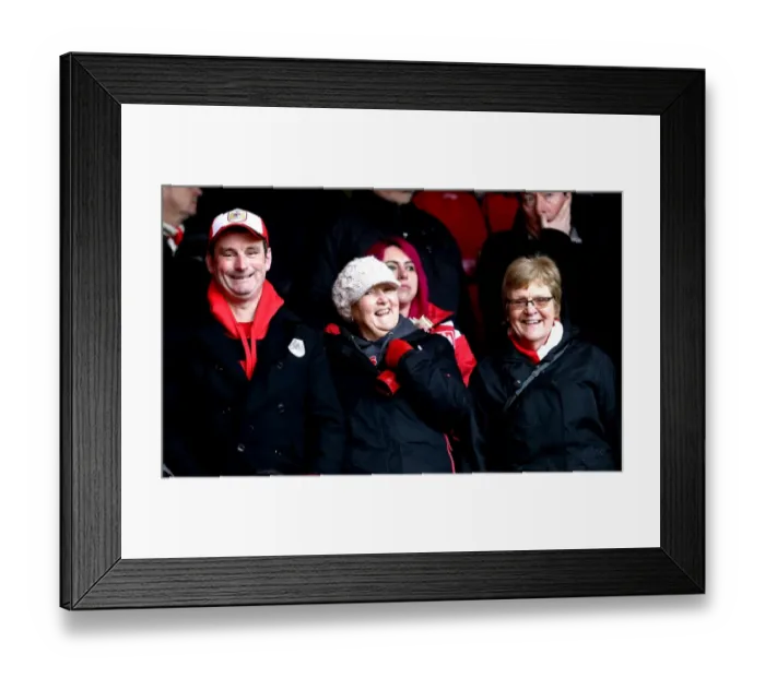Framed Print : Bristol City Fans at The City Ground: Sky Bet Championship Match against Nottingham Forest (January 2017) Framed Print : Bristol City Fans at The City Ground: Sky Bet Championship Match against Nottingham Forest (January 2017)