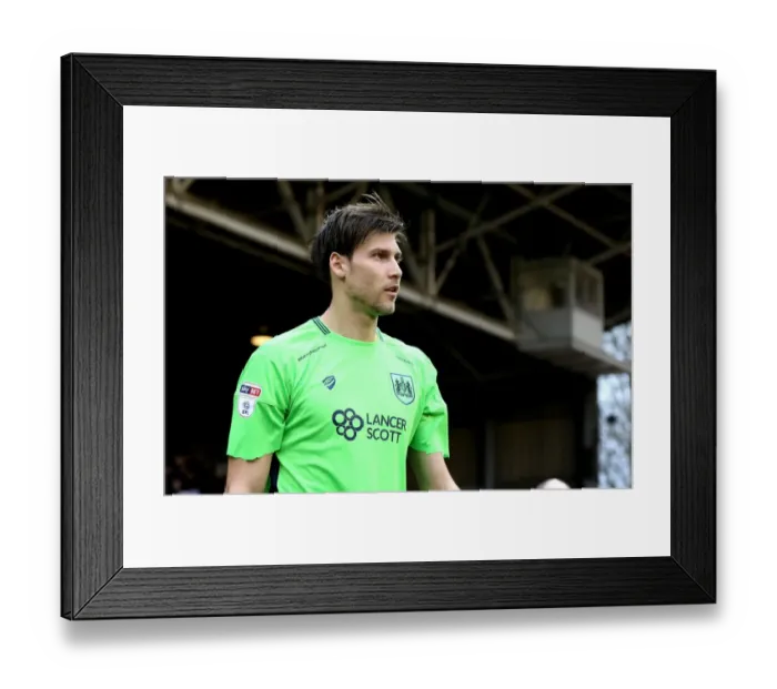 Framed Print : Fabian Giefer's Debut: Nottingham Forest vs. Bristol City (21st January 2017)