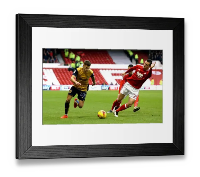 Framed Print : Jamie Paterson Darts Past Jack Hobbs: Nottingham Forest vs. Bristol City, 2017 Framed Print : Jamie Paterson Darts Past Jack Hobbs: Nottingham Forest vs. Bristol City, 2017