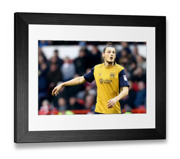 Framed Print : Milan Djuric's Intense Battle: Nottingham Forest vs. Bristol City, Sky Bet Championship, 2017 Framed Print : Milan Djuric's Intense Battle: Nottingham Forest vs. Bristol City, Sky Bet Championship, 2017