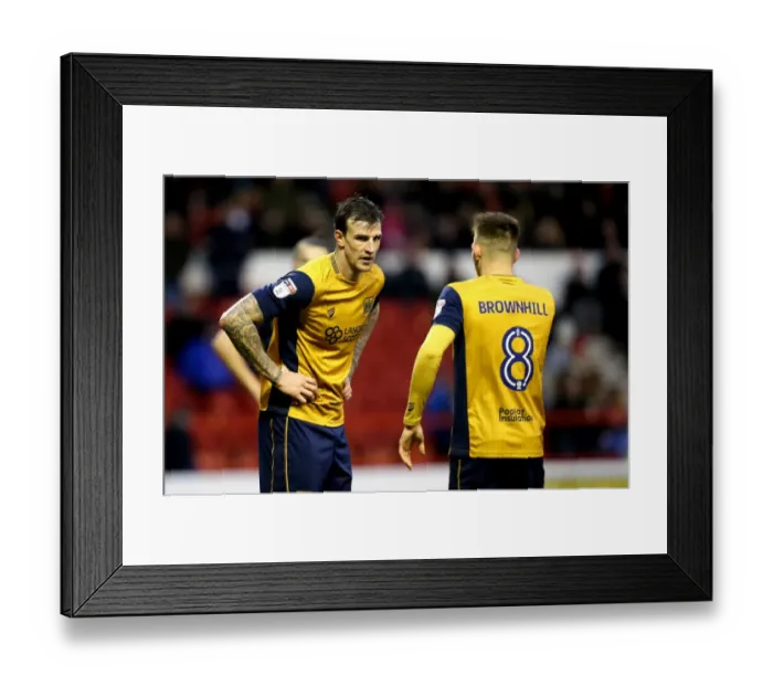 Framed Print : Aden Flint and Josh Brownhill of Bristol City Deep in Conversation at The City Ground, Nottingham Forest vs Bristol City, Sky Bet Championship Framed Print : Aden Flint and Josh Brownhill of Bristol City Deep in Conversation at The City Ground, Nottingham Forest vs Bristol City, Sky Bet Championship