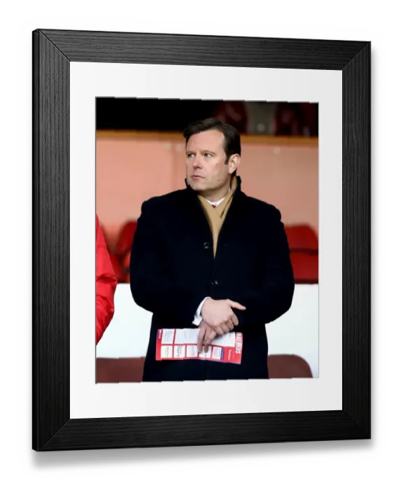 Framed Print : Bristol City COO Mark Ashton at Nottingham Forest Championship Clash, 2017 Framed Print : Bristol City COO Mark Ashton at Nottingham Forest Championship Clash, 2017