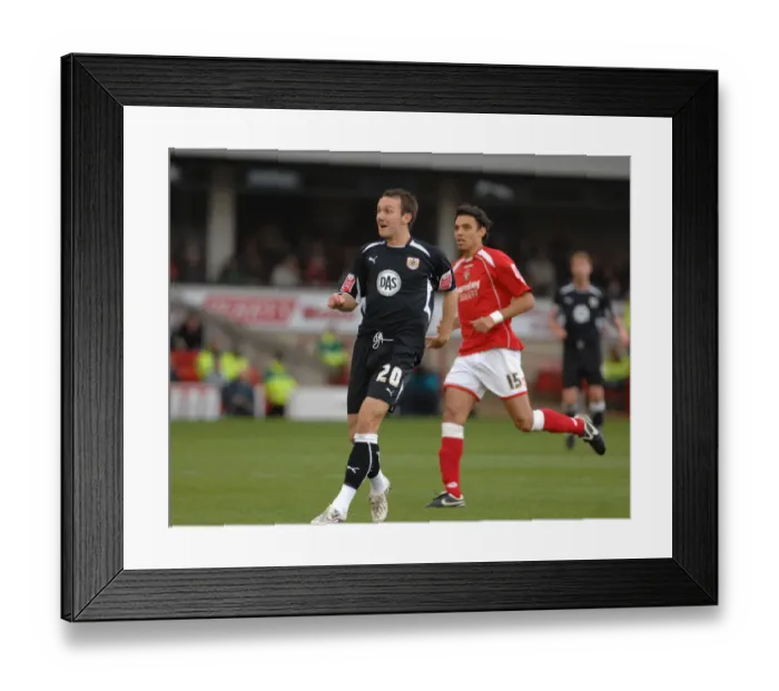 Framed Print : Bristol City vs. Barnsley: A Football Rivalry - Season 08-09