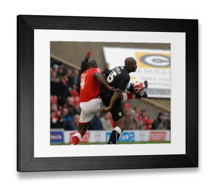 Framed Print : A Football Rivalry: Bristol City vs. Barnsley - Season 08-09