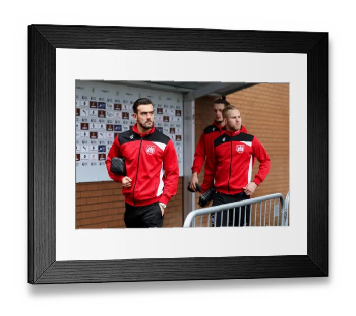 Framed Print : Bristol City Players Arrive at Turf Moor for FA Cup Fourth Round Clash against Burnley Framed Print : Bristol City Players Arrive at Turf Moor for FA Cup Fourth Round Clash against Burnley