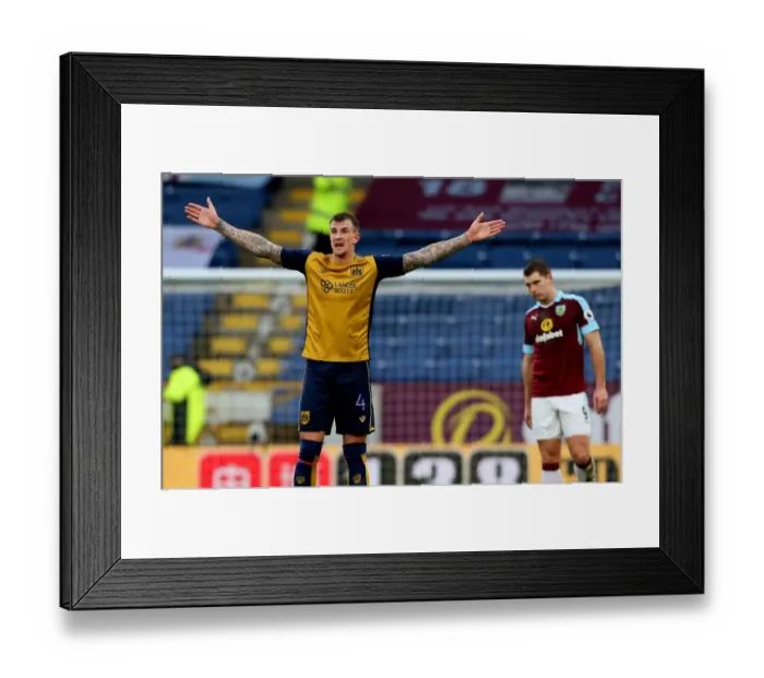 Framed Print : Aden Flint's Emotional Gesture: Burnley vs. Bristol City, FA Cup 2017 Framed Print : Aden Flint's Emotional Gesture: Burnley vs. Bristol City, FA Cup 2017