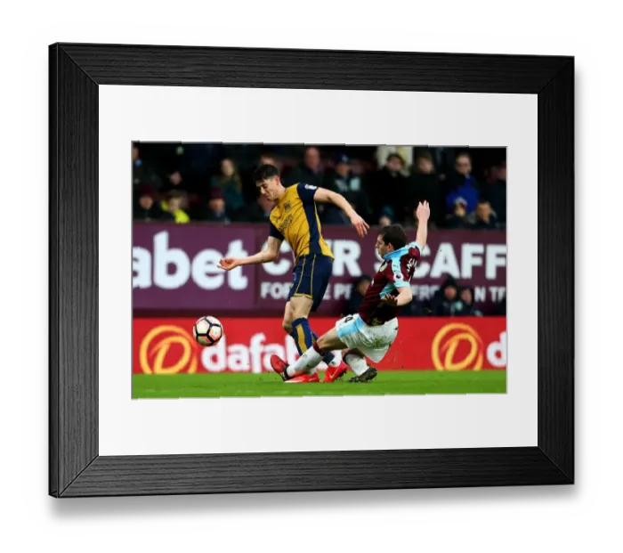 Framed Print : Burnley vs. Bristol City: Jon Flanagan Stops Callum O'Dowda's Advance in FA Cup Clash at Turf Moor Framed Print : Burnley vs. Bristol City: Jon Flanagan Stops Callum O'Dowda's Advance in FA Cup Clash at Turf Moor