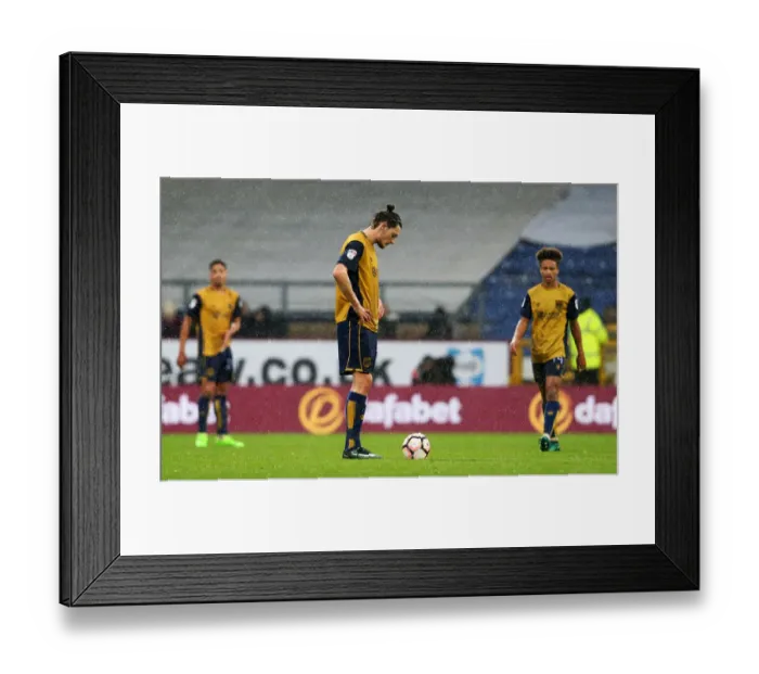 Framed Print : Burnley Strikes First: Dejected Bristol City Players Framed Print : Burnley Strikes First: Dejected Bristol City Players