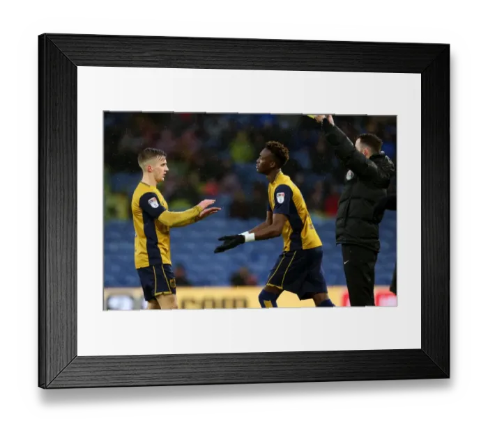 Framed Print : Tammy Abraham Replaces Joe Bryan: Burnley vs. Bristol City, FA Cup Fourth Round, 2017