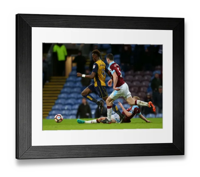 Framed Print : Burnley's Ben Mee Stops Tammy Abraham's Attack in FA Cup Clash vs. Bristol City Framed Print : Burnley's Ben Mee Stops Tammy Abraham's Attack in FA Cup Clash vs. Bristol City