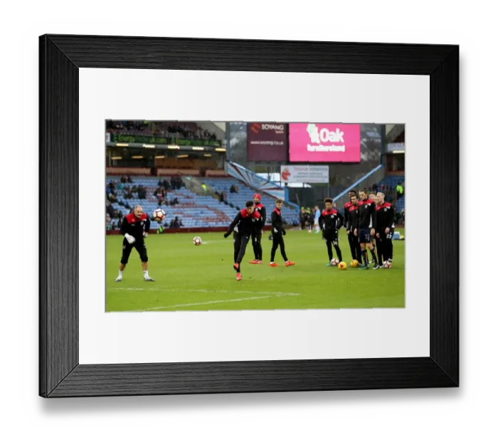 Framed Print : Burnley vs. Bristol City: Players Warm Up Ahead of FA Cup Clash at Turf Moor Framed Print : Burnley vs. Bristol City: Players Warm Up Ahead of FA Cup Clash at Turf Moor