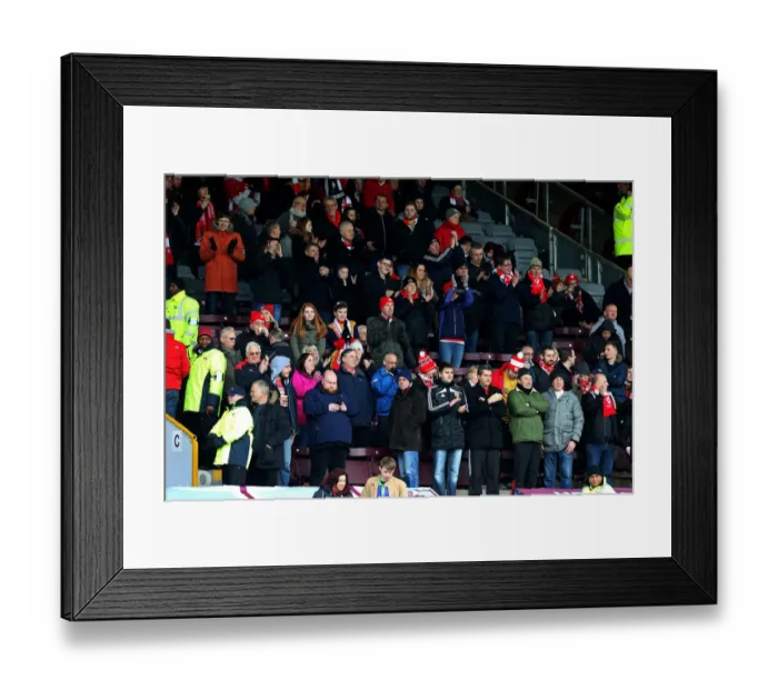 Framed Print : Intense Moment at Turf Moor: Burnley vs. Bristol City in The Emirates FA Cup (January 2017)