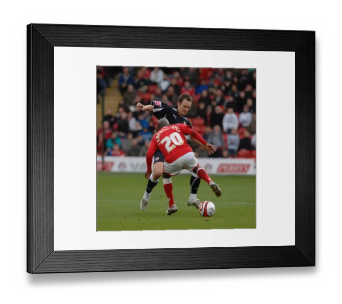Framed Print : A Football Rivalry: Bristol City vs. Barnsley - Season 08-09