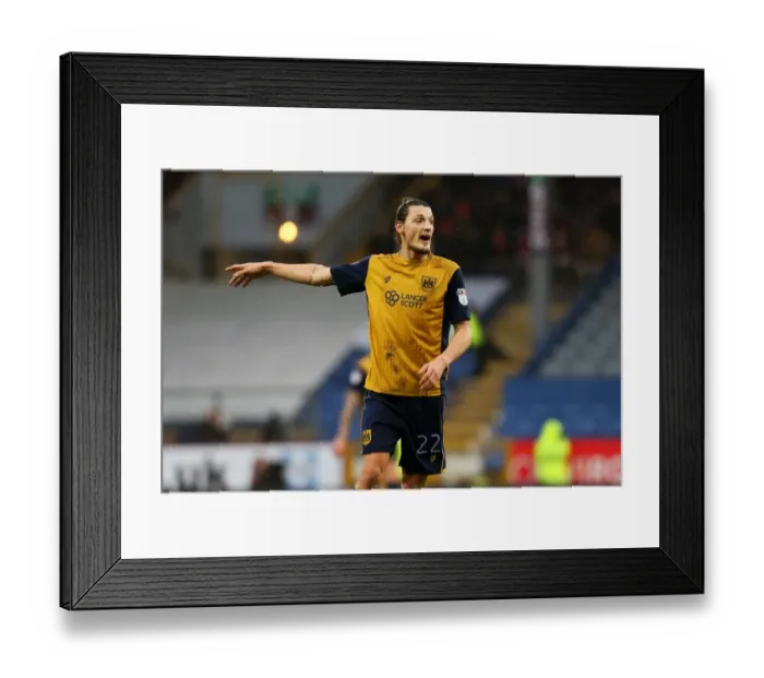 Framed Print : Milan Djuric Scores for Bristol City Against Burnley in FA Cup Fourth Round, January 2017 Framed Print : Milan Djuric Scores for Bristol City Against Burnley in FA Cup Fourth Round, January 2017